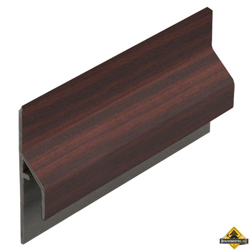 Trim/kraal aansluitprofiel 10mm Keralit dakrand Mahonie - Classic (bestelnr. 2843)