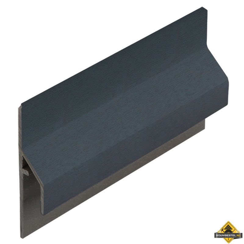 Trim/kraal aansluitprofiel 10mm Keralit dakrand Monumentenblauw - Classic (bestelnr. 2843)