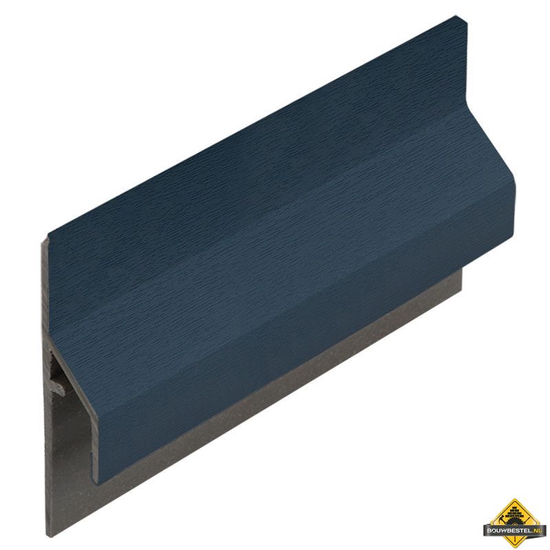 Trim/kraal aansluitprofiel 10mm Keralit dakrand Staalblauw - Classic (bestelnr. 2843)