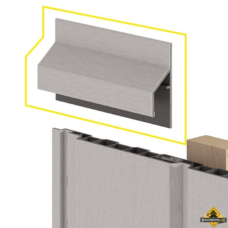 Trim/kraal aansluitprofiel 17mm Keralit 600 cm (bestelnr. 2810)