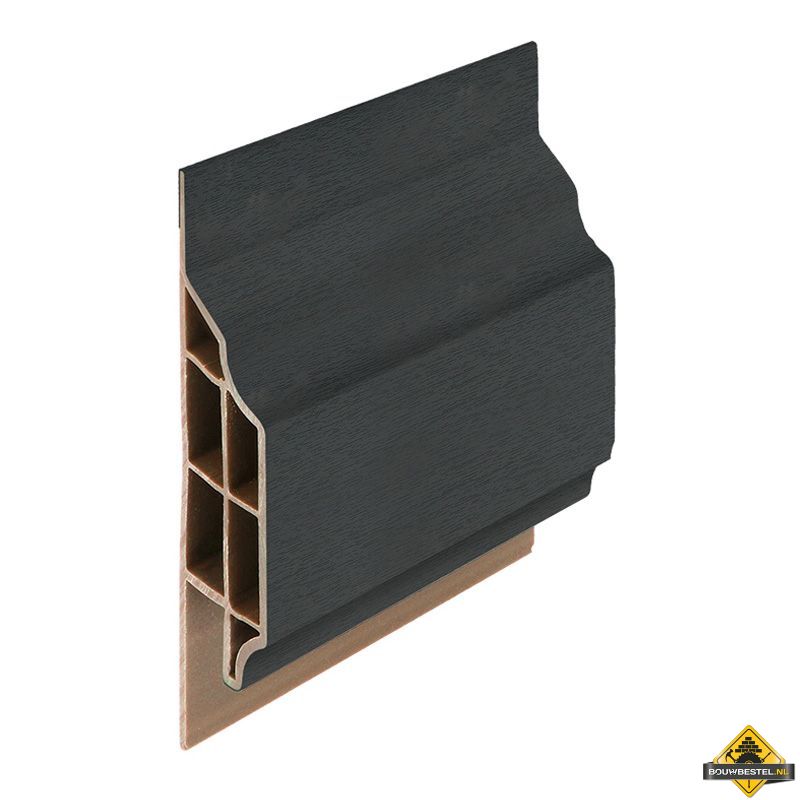 Trim/kraal sierlijst klassiek Antraciet - Classic (met houtnerf) 600 cm