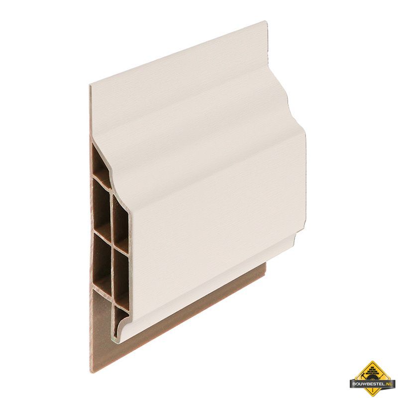 Trim/kraal sierlijst klassiek Crème - Classic (met houtnerf) 600 cm