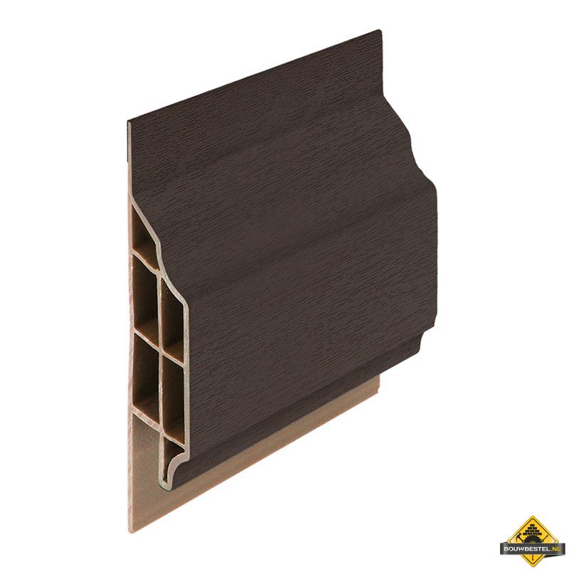 Trim/kraal sierlijst klassiek Donkerbruin - Classic (met houtnerf) 600 cm