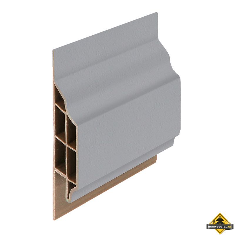 Trim/kraal sierlijst klassiek Grijs - Classic (met houtnerf) 600 cm