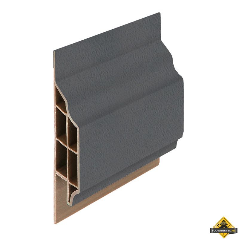 Trim/kraal sierlijst klassiek Kwartsgrijs - Classic (met houtnerf) 600 cm