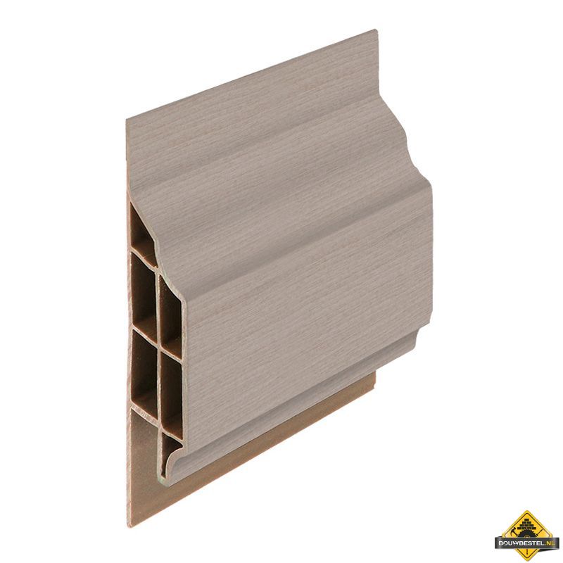 Trim/kraal sierlijst klassiek Vergrijsd ceder - Classic (met houtnerf) 600 cm