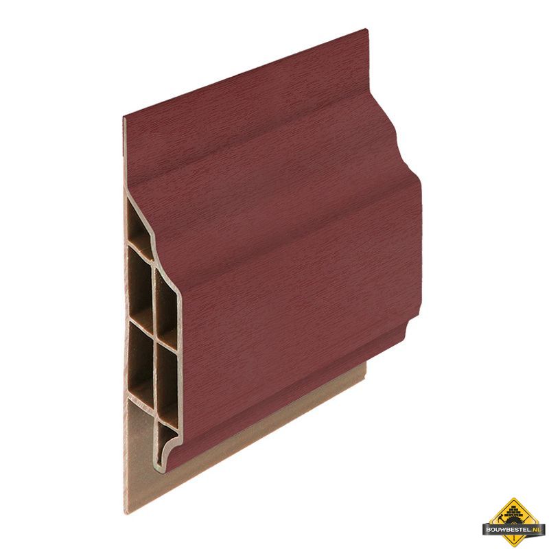 Trim/kraal sierlijst klassiek Wijnrood - Classic (met houtnerf) 600 cm