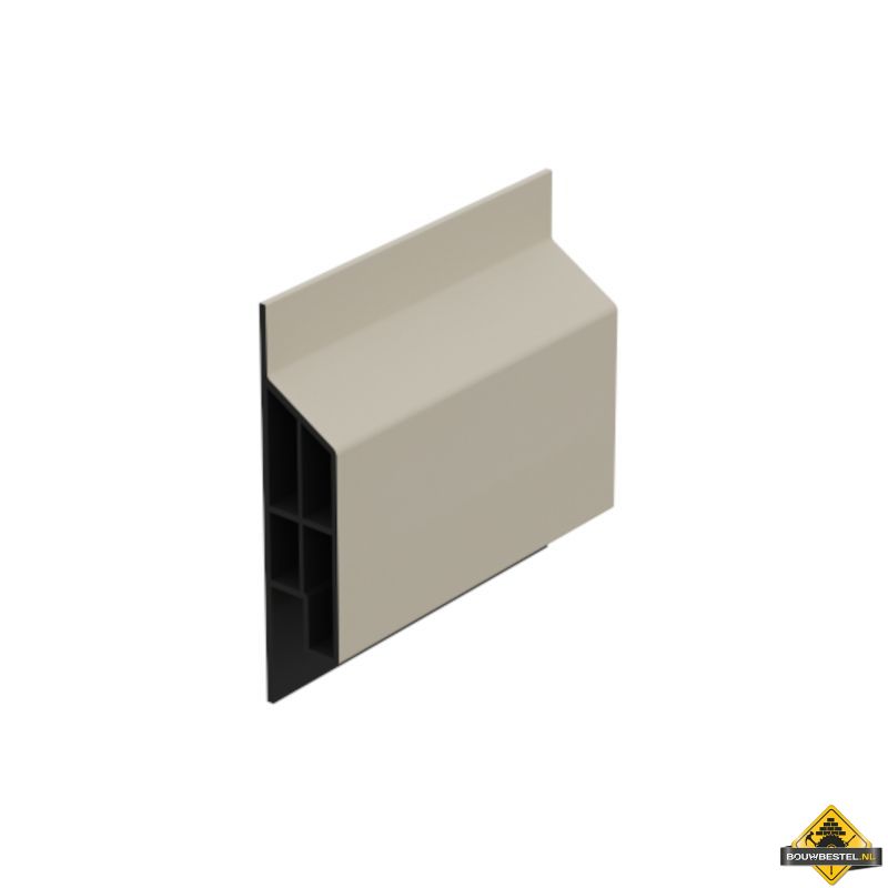 Trim/kraal sierlijst modern Crème - Classic (met houtnerf) 600 cm