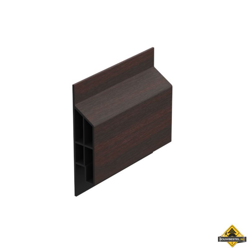 Trim/kraal sierlijst modern Mahonie - Classic (met houtnerf) 600 cm