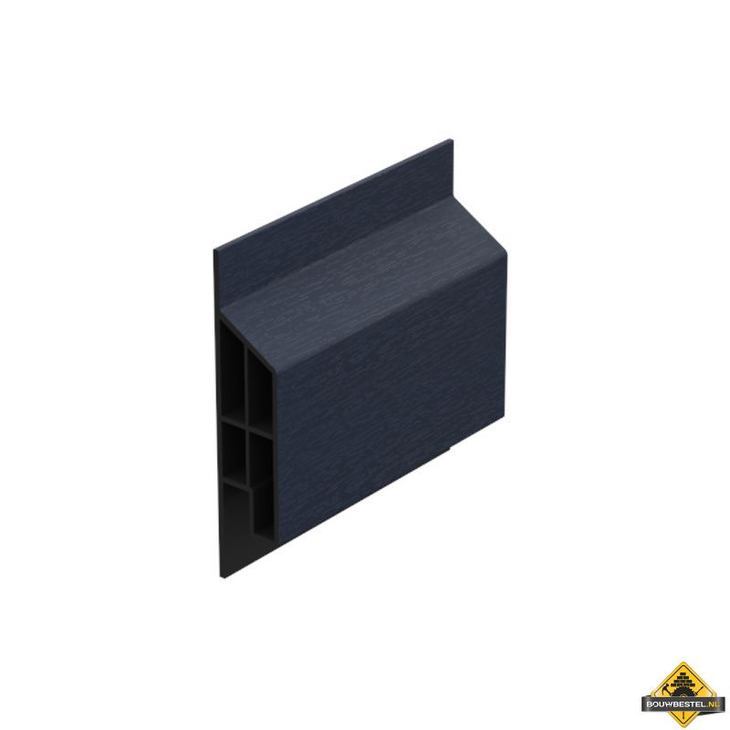 Trim/kraal sierlijst modern Staalblauw - Classic (met houtnerf) 600 cm