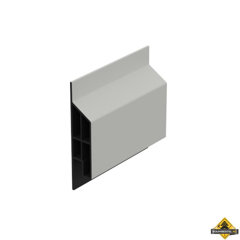 Trim/kraal sierlijst modern Wit - Classic (met houtnerf) 600 cm