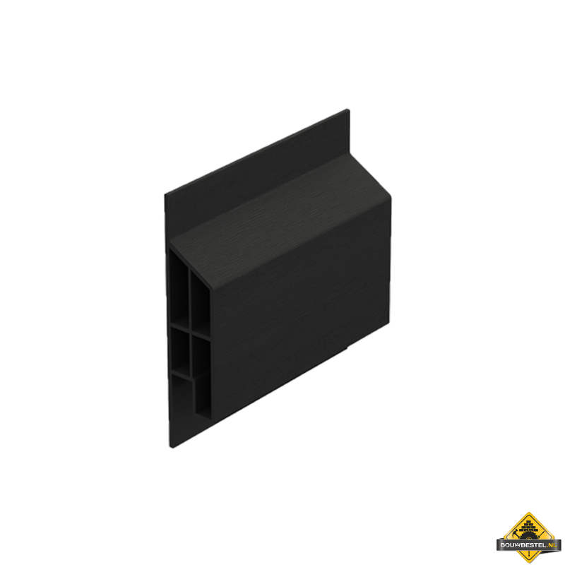 Trim/kraal sierlijst modern Zwartgrijs - Classic (met houtnerf) 600 cm