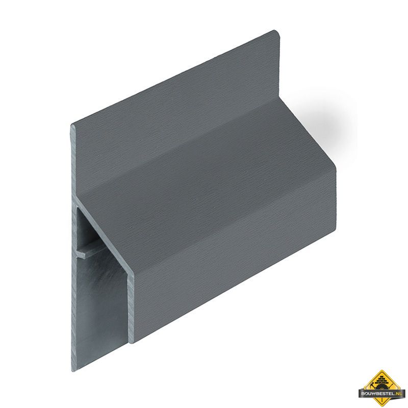 Trim/kraal aansluitprofiel 17mm Keralit Basaltgrijs - Classic (bestelnr. 2810)