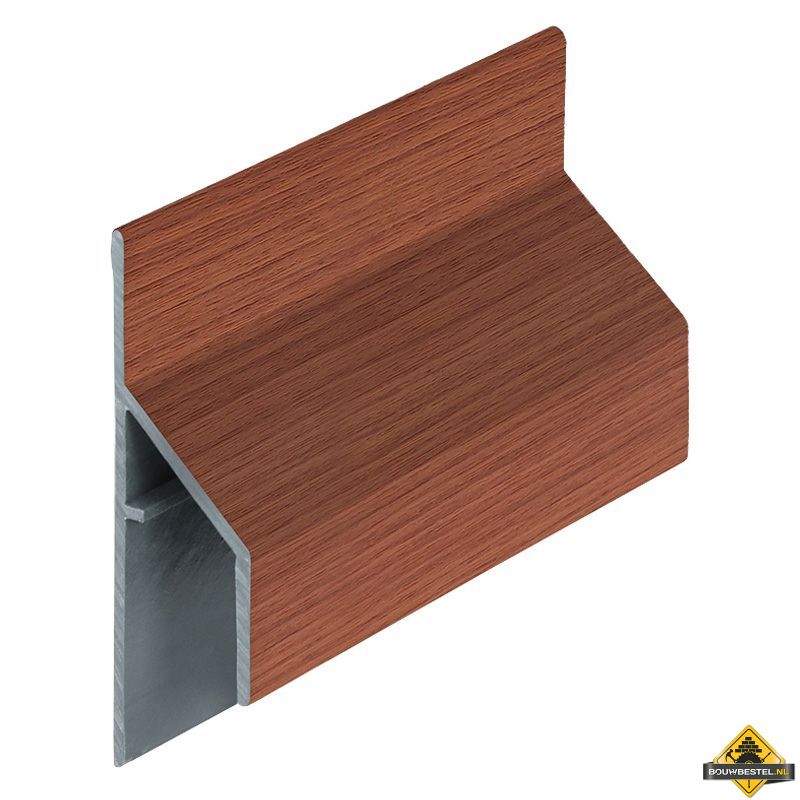 Trim/kraal aansluitprofiel 17mm Keralit Bruin redceder - Classic (bestelnr. 2810)