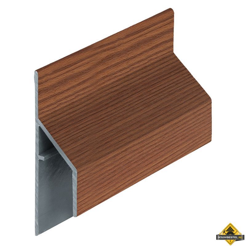 Trim/kraal aansluitprofiel 17mm Keralit Californian Redwood - Classic (bestelnr. 2810)