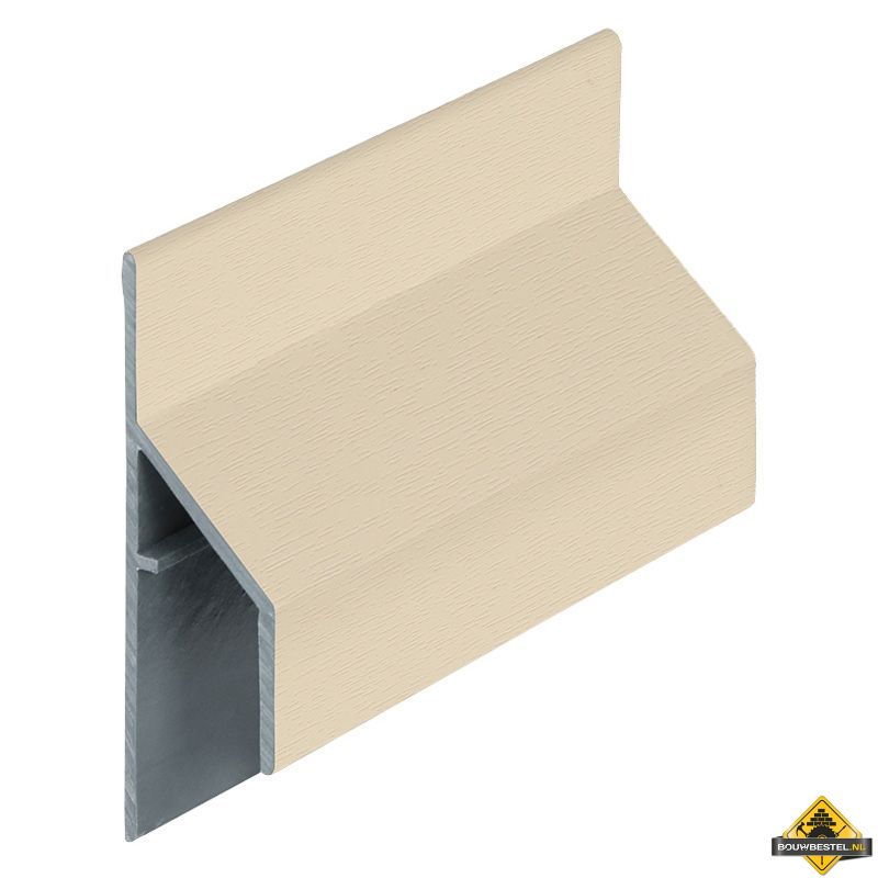 Trim/kraal aansluitprofiel 17mm Keralit Crème - Classic (bestelnr. 2810)