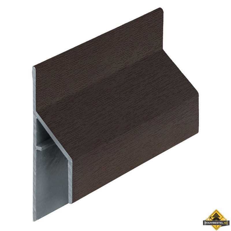 Trim/kraal aansluitprofiel 17mm Keralit Donkerbruin - Classic (bestelnr. 2810)