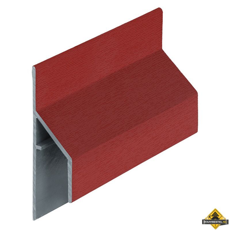 Trim/kraal aansluitprofiel 17mm Keralit Rood - Classic (bestelnr. 2810)