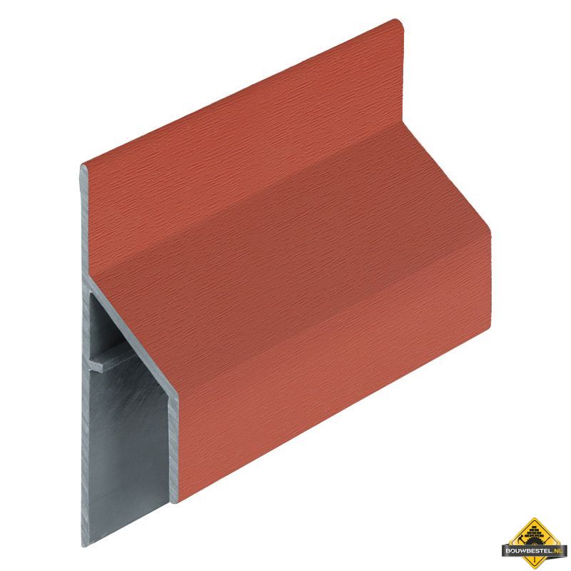 Trim/kraal aansluitprofiel 17mm Keralit Steenrood - Classic (bestelnr. 2810)