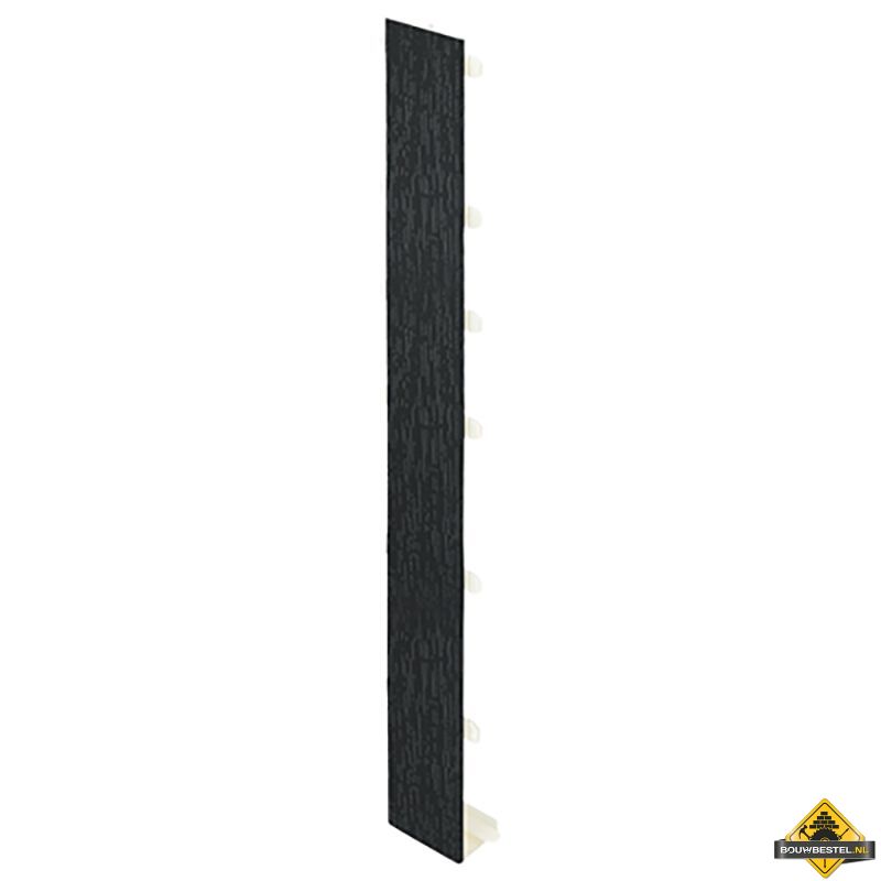 Tussenstuk 350mm Keralit dakrand Zwartgrijs - Classic (bestelnr. 2848)