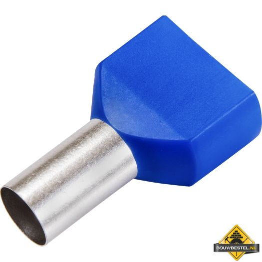 Twin-adereindhuls, geisoleerd 2 x 16,00 | 100 stuks
