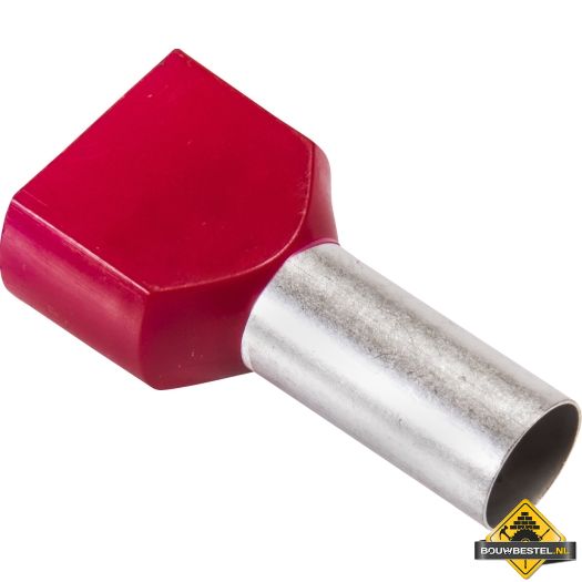 Twin-adereindhuls, geisoleerd 2 x 10,00 | 100 stuks