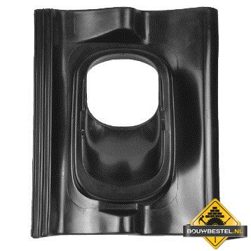 Ubbink Doorvoerpan Sneldek - Zwart - 131(110)mm 25-45 graden