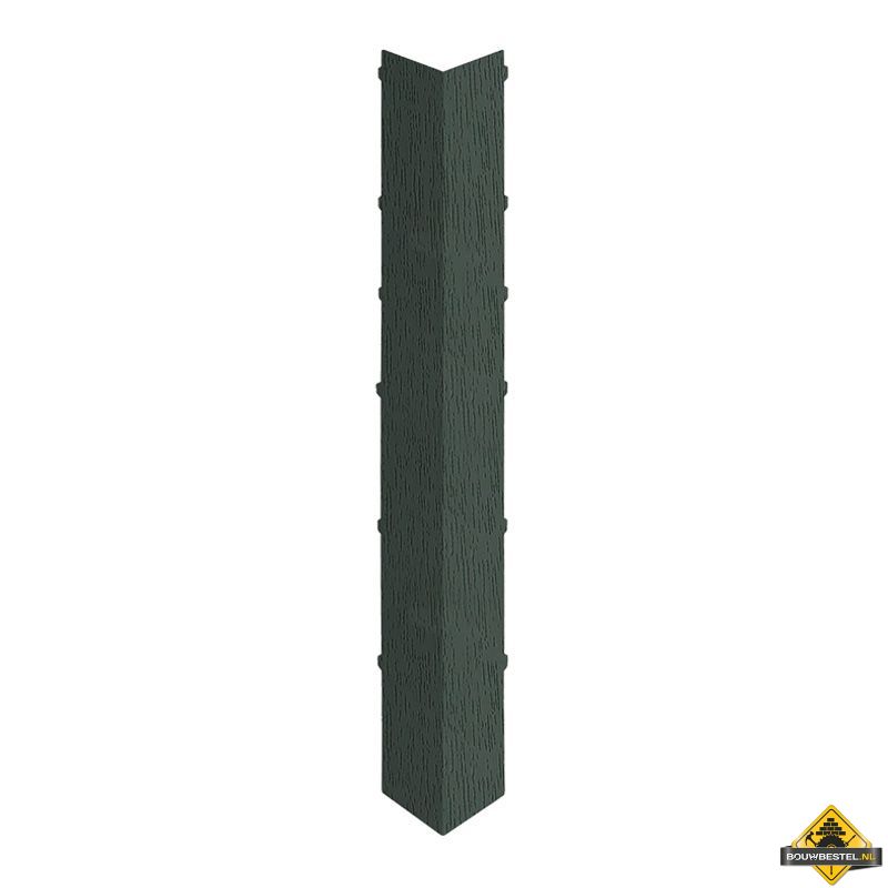 Uitwendig hoekstuk 350mm Keralit dakrand Donkergroen - Classic (bestelnr. 2847)