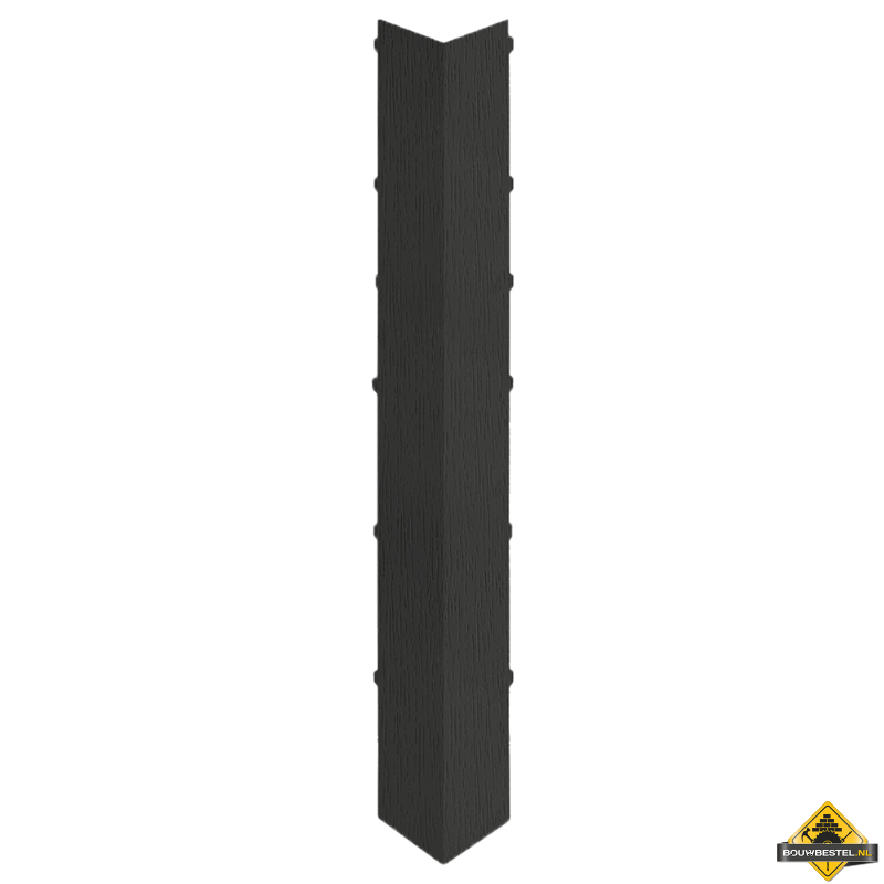 Uitwendig hoekstuk 350mm Keralit dakrand Grafietzwart - Classic (bestelnr. 2847)