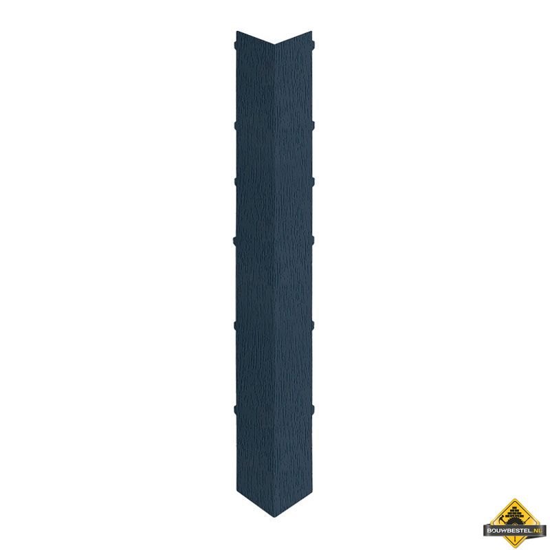 Uitwendig hoekstuk 350mm Keralit dakrand Staalblauw - Classic (bestelnr. 2847)