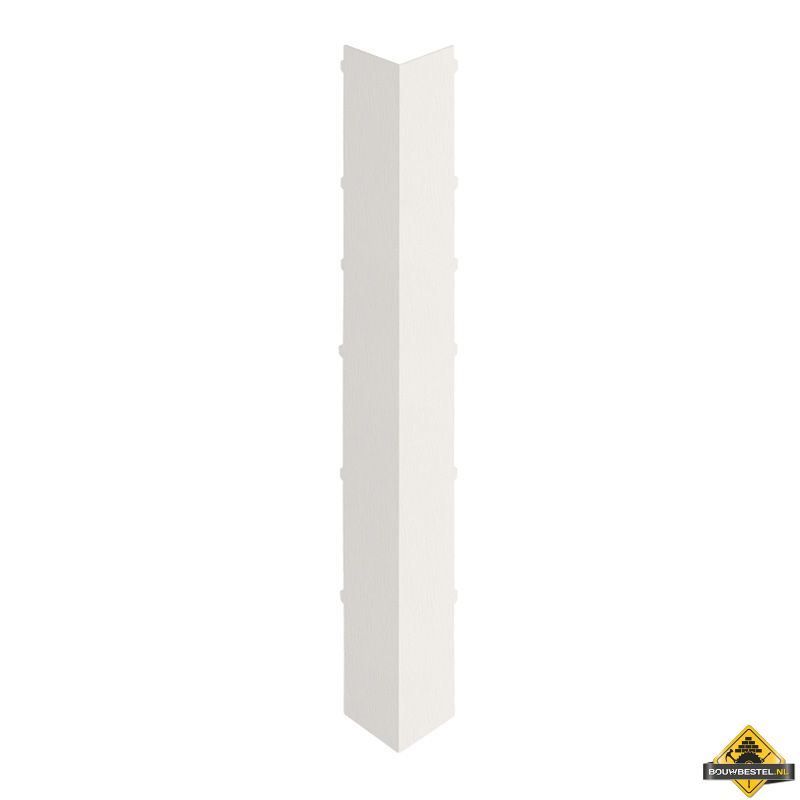 Uitwendig hoekstuk 350mm Keralit dakrand Wit - Classic (bestelnr. 2847)