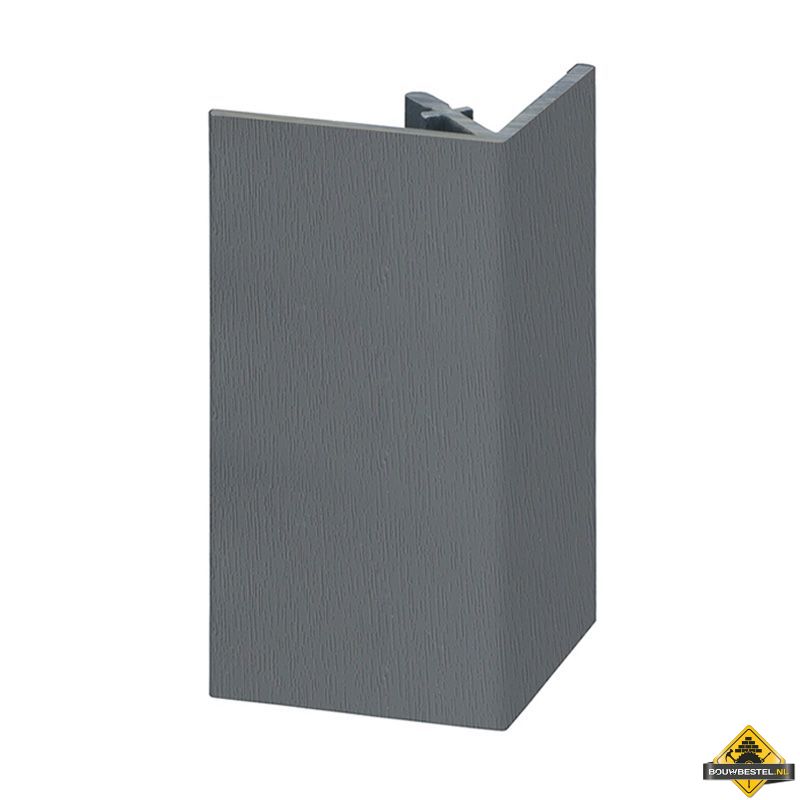 Uitwendig rechthoekprofiel Keralit 46x46mm Basaltgrijs - Classic (bestelnr. 2812)