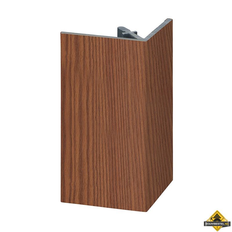 Uitwendig rechthoekprofiel Keralit 46x46mm Bruin redceder - Classic (bestelnr. 2812)
