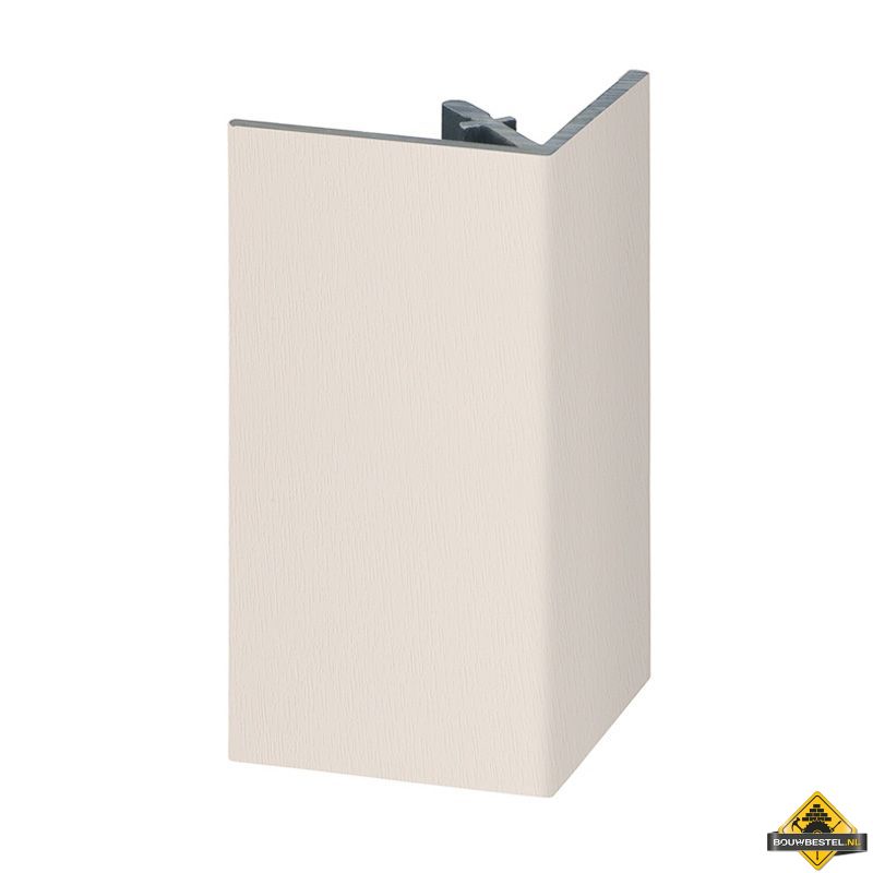 Uitwendig rechthoekprofiel Keralit 46x46mm Crème - Classic (bestelnr. 2812)
