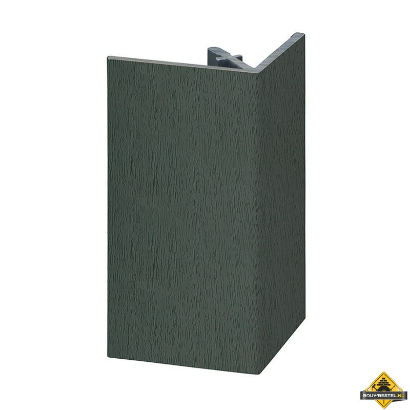 Uitwendig rechthoekprofiel Keralit 46x46mm Donkergroen - Classic (bestelnr. 2812)