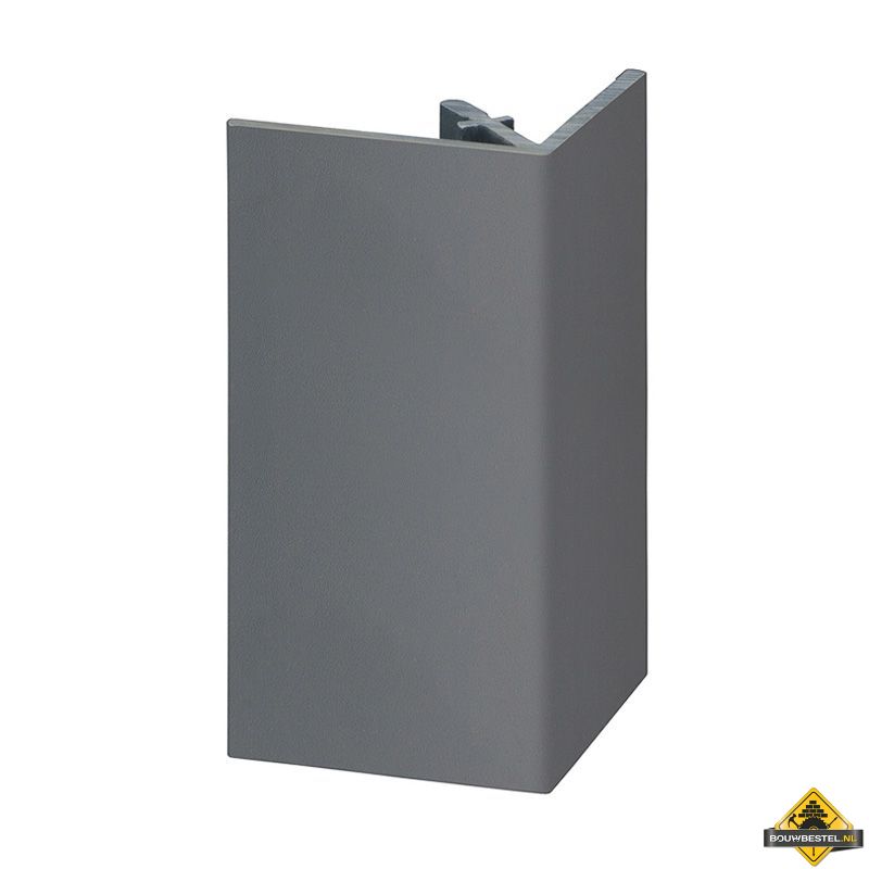 Uitwendig rechthoekprofiel Keralit 46x46mm Dustgrey - Pure (bestelnr. 2812)