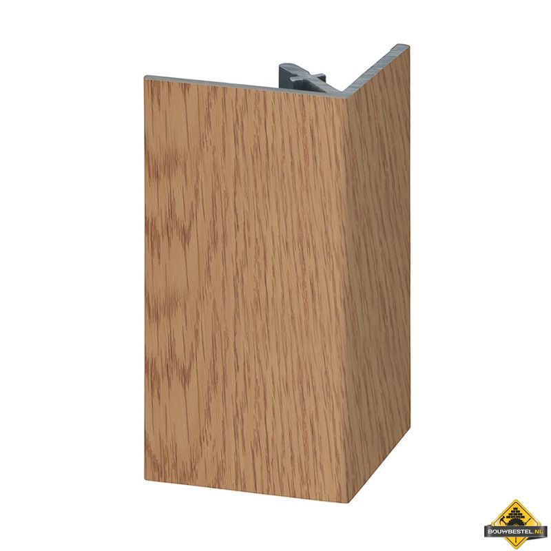 Uitwendig rechthoekprofiel Keralit 46x46mm Licht eiken - Classic (bestelnr. 2812)
