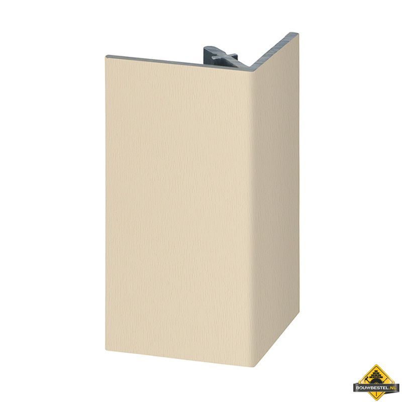 Uitwendig rechthoekprofiel Keralit 46x46mm Licht ivoor - Classic (bestelnr. 2812)
