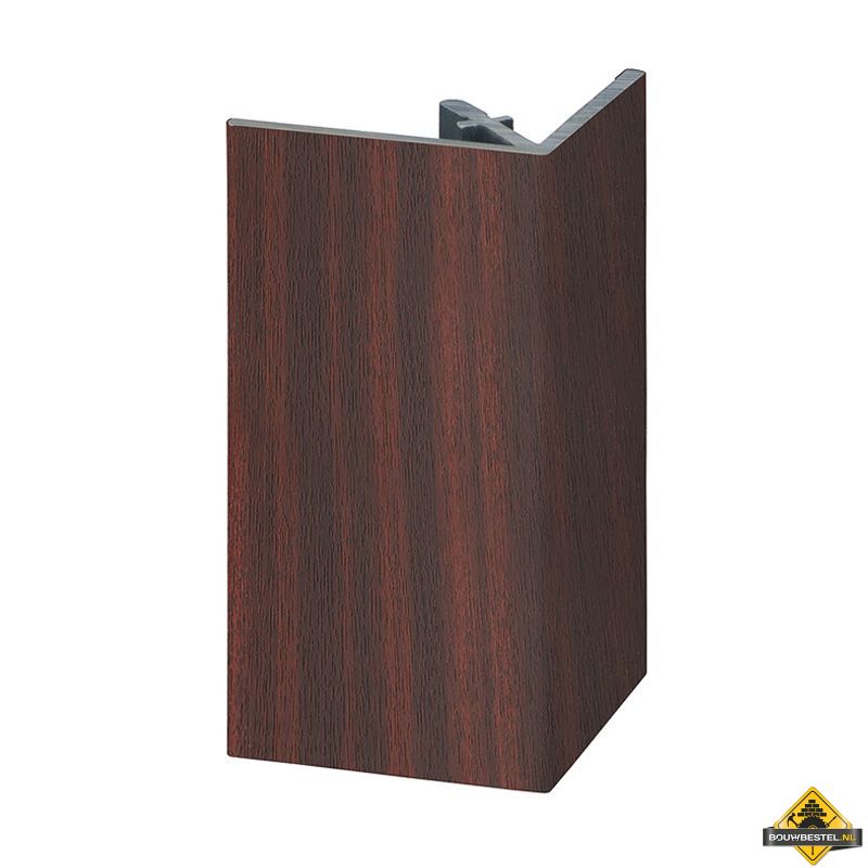 Uitwendig rechthoekprofiel Keralit 46x46mm Mahonie - Classic (bestelnr. 2812)