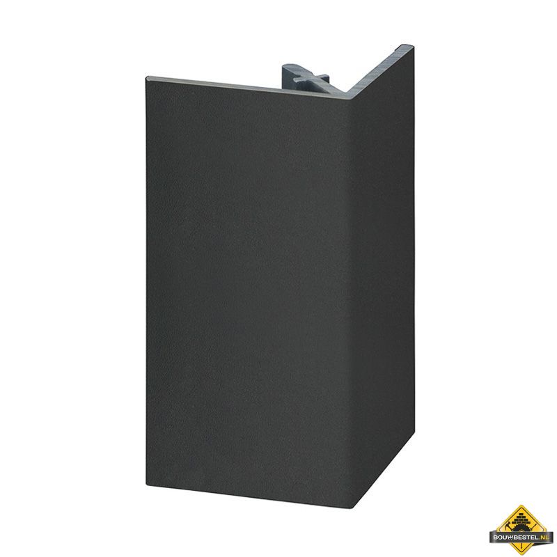 Uitwendig rechthoekprofiel Keralit 46x46mm Nightblack - Pure (bestelnr. 2812)