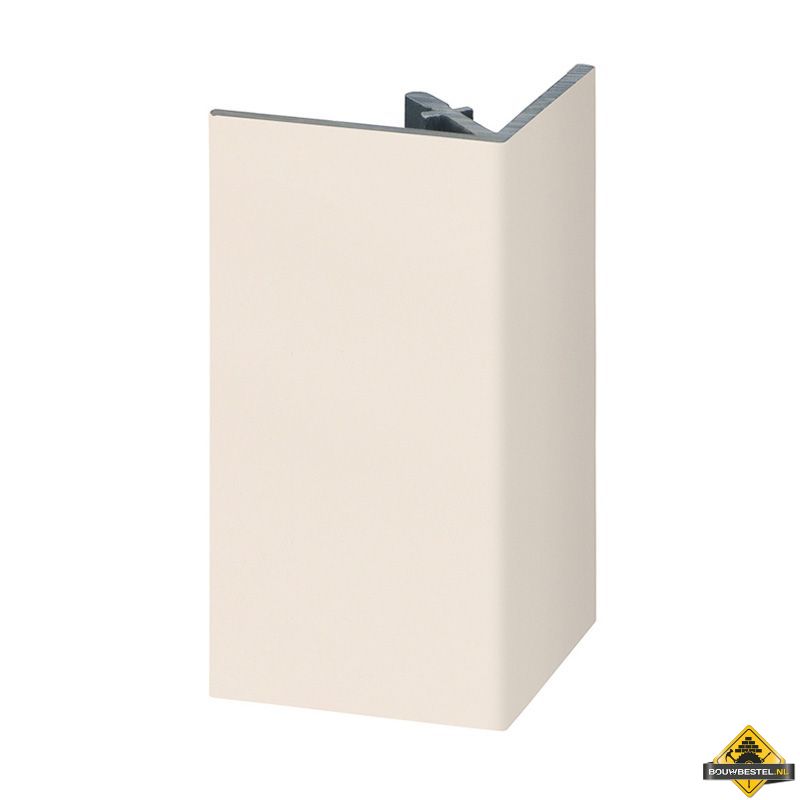 Uitwendig rechthoekprofiel Keralit 46x46mm Sandcream - Pure (bestelnr. 2812)