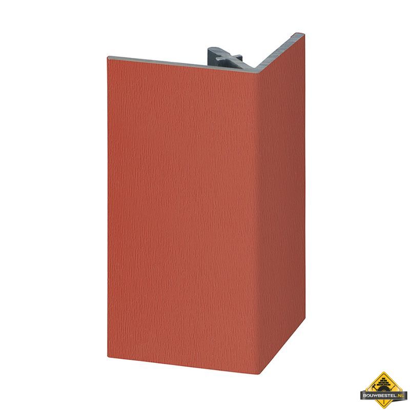 Uitwendig rechthoekprofiel Keralit 46x46mm Steenrood - Classic (bestelnr. 2812)