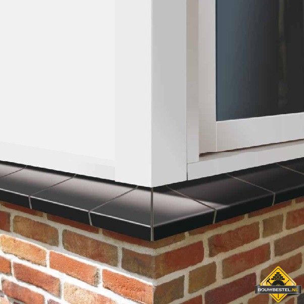 Uitwendige Hoek Verglaasd 90gr (16cm)
