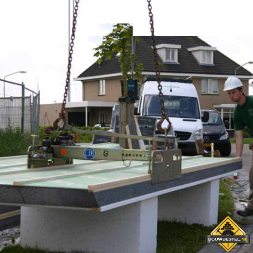Unidek toebehoren: Zaagbok 500 x 1200 x 500 mm