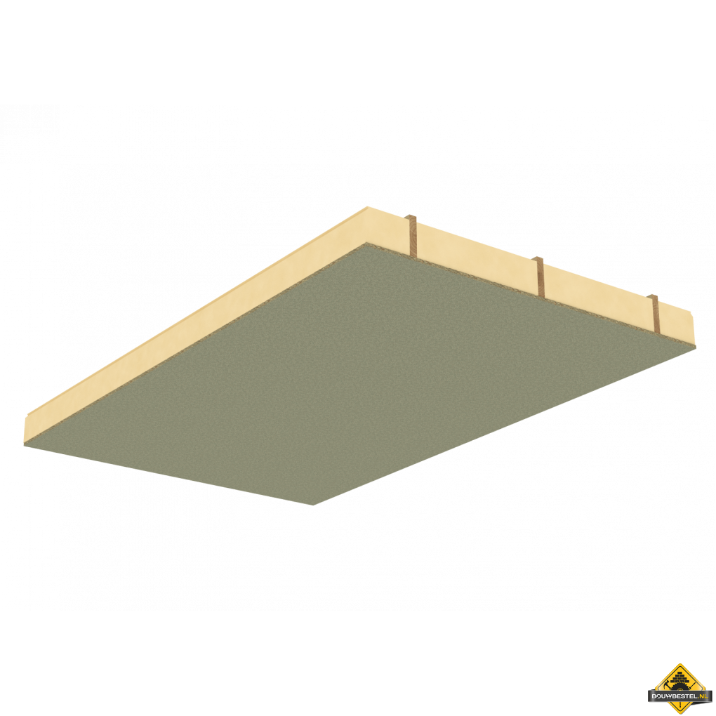 Usystem Roof OS Dakplaat - Rc 4,7 - Dikte 184mm - Kleur CB Green 12 - Per M2