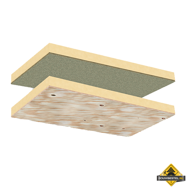 Usystem Roof PD Dakplaat - Rc 3,5 - Dikte 105mm - Kleur CB Green 18 - Per M2