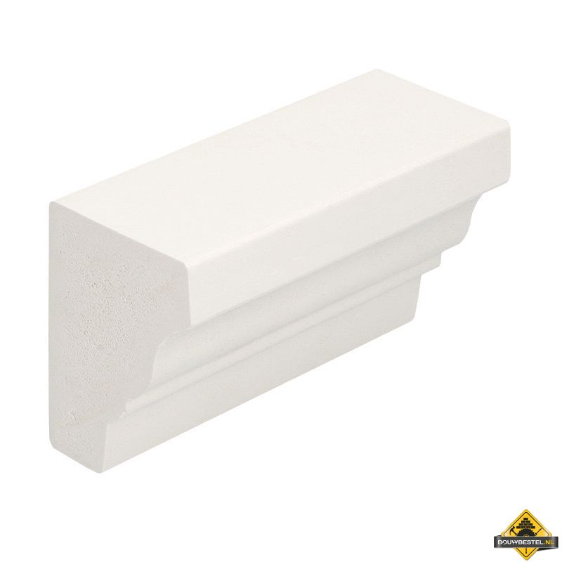Unipanel sierlijst 36x52mm Wit 485 cm