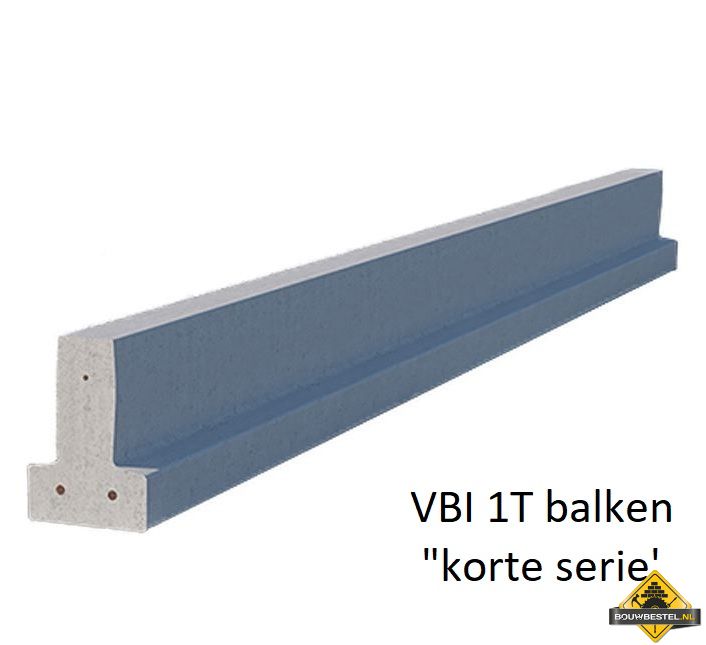 ALLE BETONNEN LIGGERS / VBI VLOERBALK 1T (= S1)