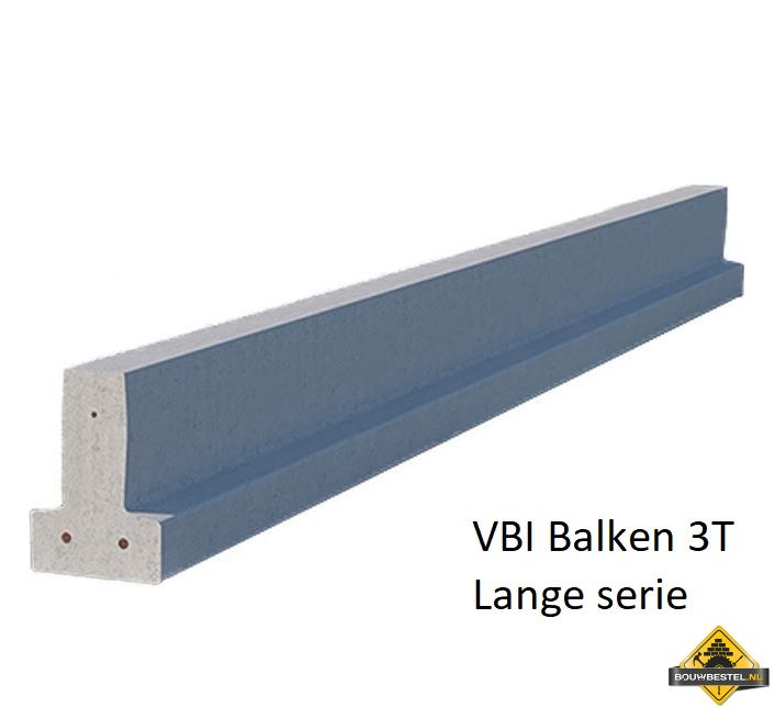 ALLE BETONNEN LIGGERS / VBI VLOERBALK 3T (= S3)