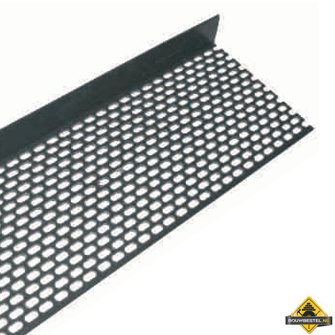Ventilatie profiel (chaperon) 2500x30x100 mm antraciet PVC